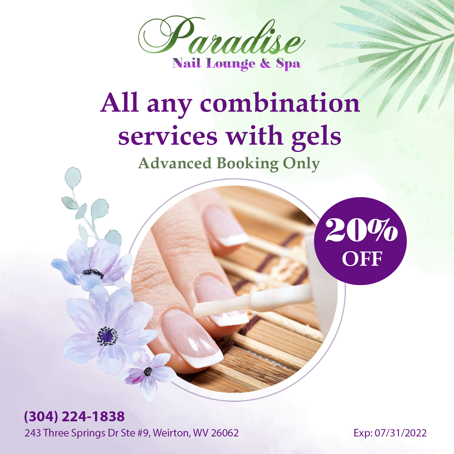 Paradise Nails Lounge and Spa